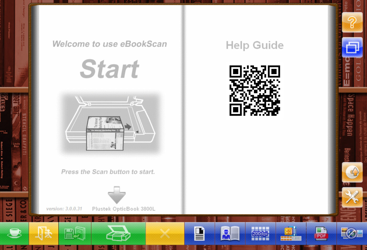 eBookScan User Interface